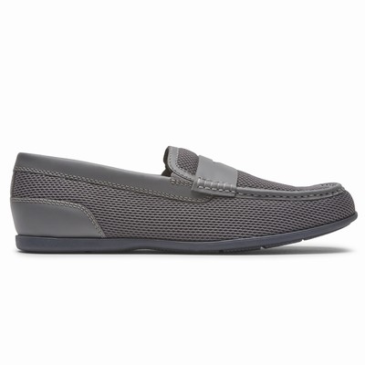 Rockport Malcom Soft Moc Toe Freizeitschuhe Herren Grau ZKP-359802